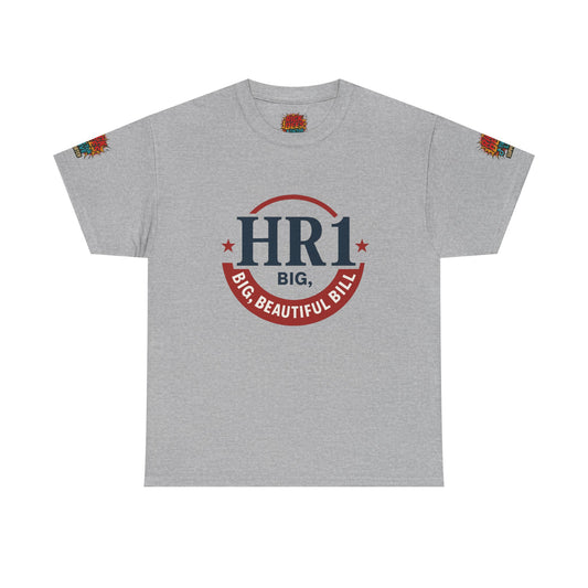 HR1 Big Beautiful Bill Unisex Heavy Cotton Tee | Perfect Gift for Celebrations, Casual Wear, Party, or Events