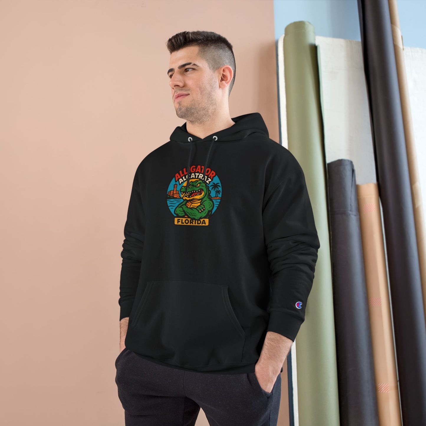 Alligator Alcatraz Champion Hoodie
