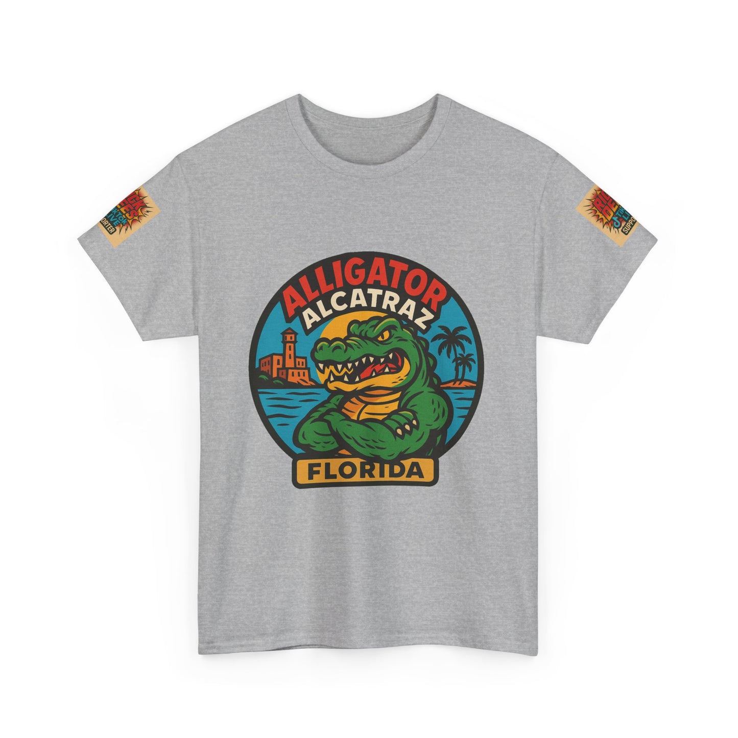 Alligator Alcatraz  Unisex Heavy Cotton Tee