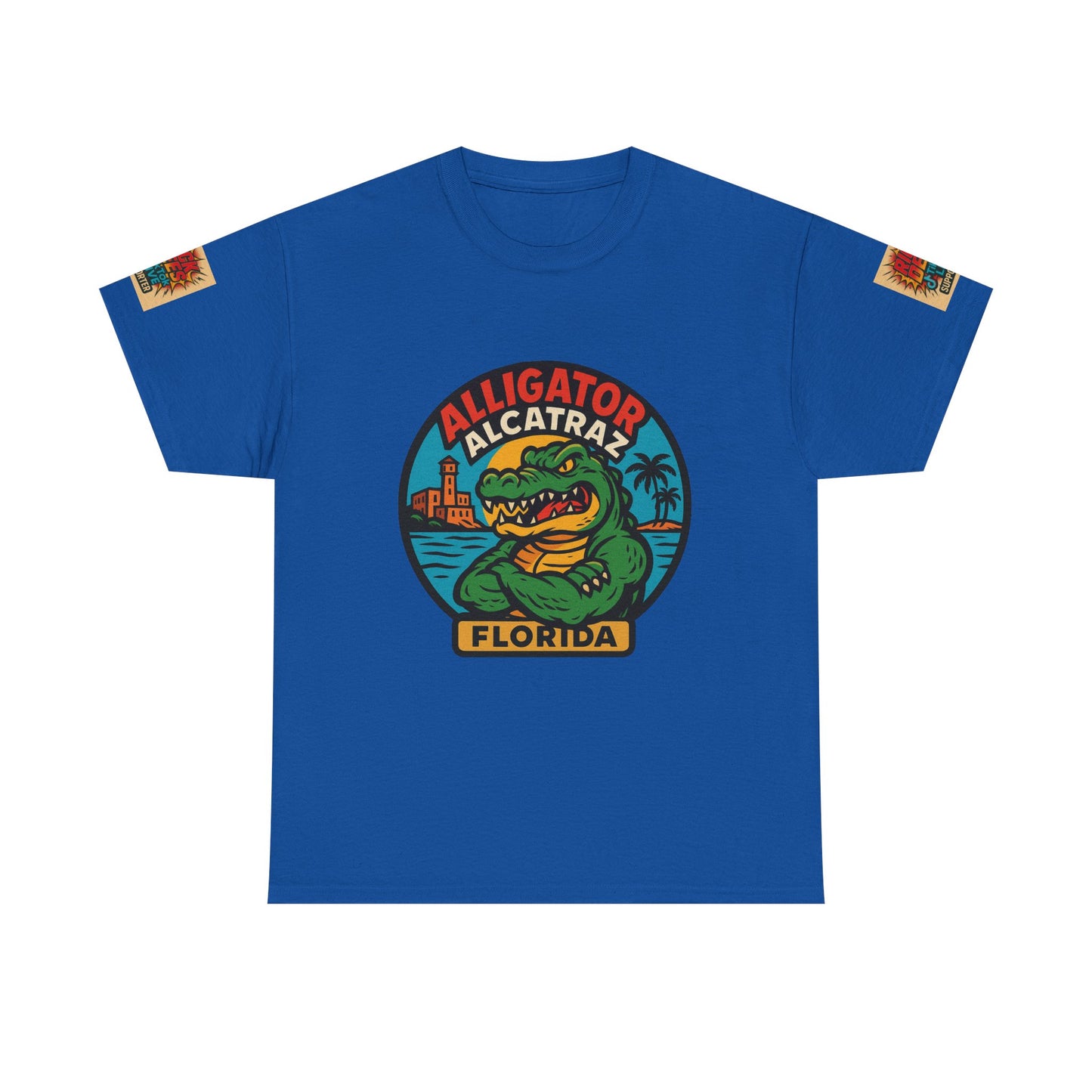 Alligator Alcatraz  Unisex Heavy Cotton Tee