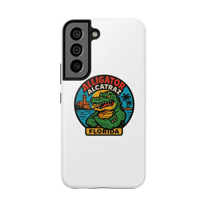 Alligator Alcatraz Tough Phone Cases - Stylish Protection, Florida Souvenir, Wildlife Lover Gift, Trendy Accessories, Durable Design