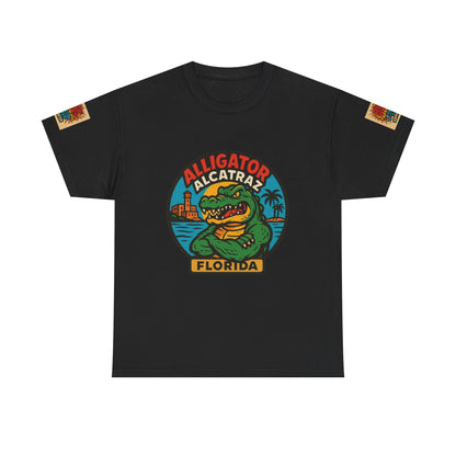 Alligator Alcatraz  Unisex Heavy Cotton Tee