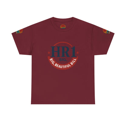 HR1 Big Beautiful Bill Unisex Heavy Cotton Tee | Perfect Gift for Celebrations, Casual Wear, Party, or Events