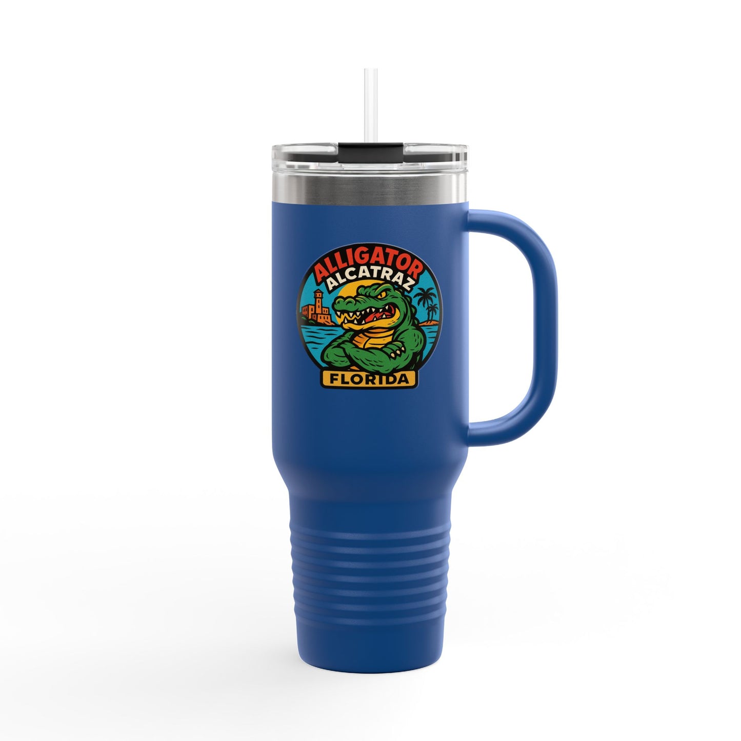 Alligator Alcatraz Insulated Travel Mug, 40oz