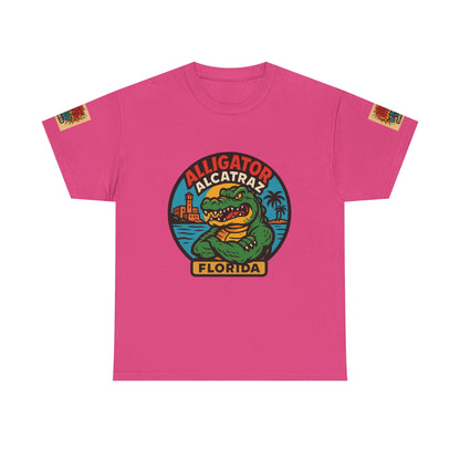 Alligator Alcatraz  Unisex Heavy Cotton Tee