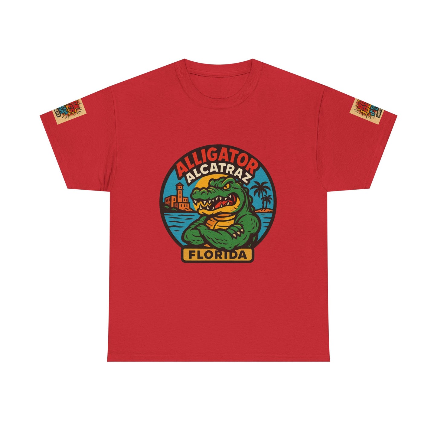 Alligator Alcatraz  Unisex Heavy Cotton Tee
