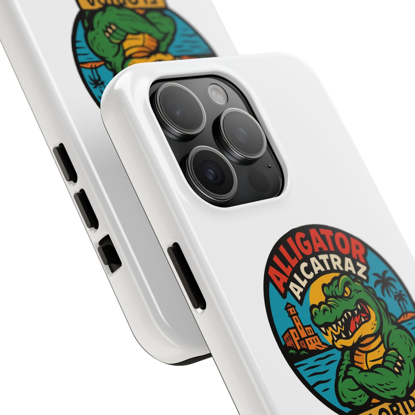 Alligator Alcatraz Tough Phone Cases - Stylish Protection, Florida Souvenir, Wildlife Lover Gift, Trendy Accessories, Durable Design