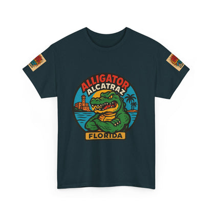 Alligator Alcatraz  Unisex Heavy Cotton Tee