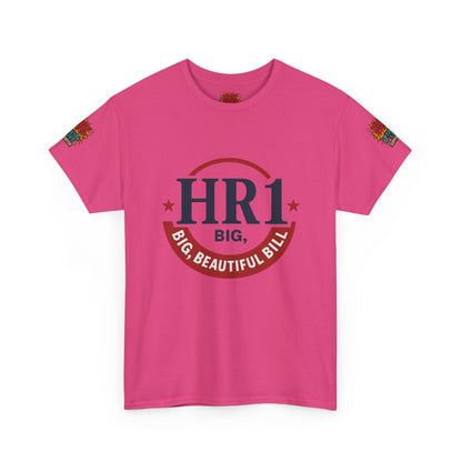 HR1 Big Beautiful Bill Unisex Heavy Cotton Tee | Perfect Gift for Celebrations, Casual Wear, Party, or Events