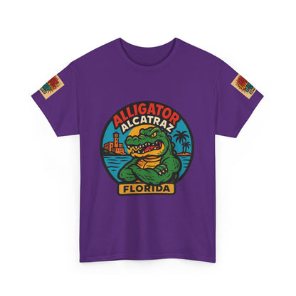 Alligator Alcatraz  Unisex Heavy Cotton Tee