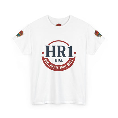 HR1 Big Beautiful Bill Unisex Heavy Cotton Tee | Perfect Gift for Celebrations, Casual Wear, Party, or Events