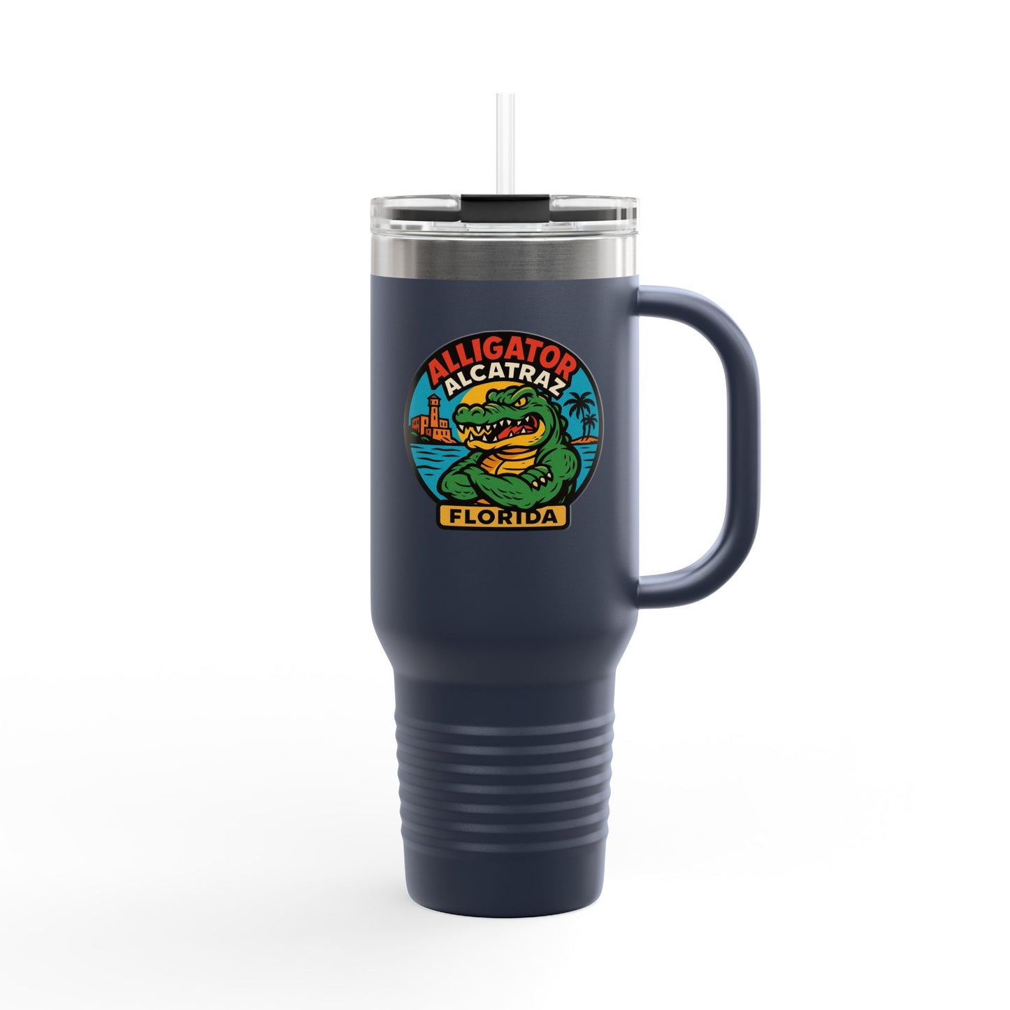 Alligator Alcatraz Insulated Travel Mug, 40oz