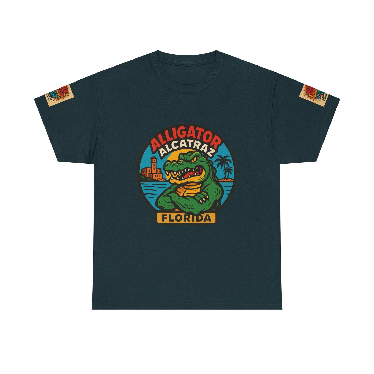 Alligator Alcatraz  Unisex Heavy Cotton Tee