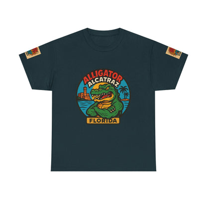 Alligator Alcatraz  Unisex Heavy Cotton Tee
