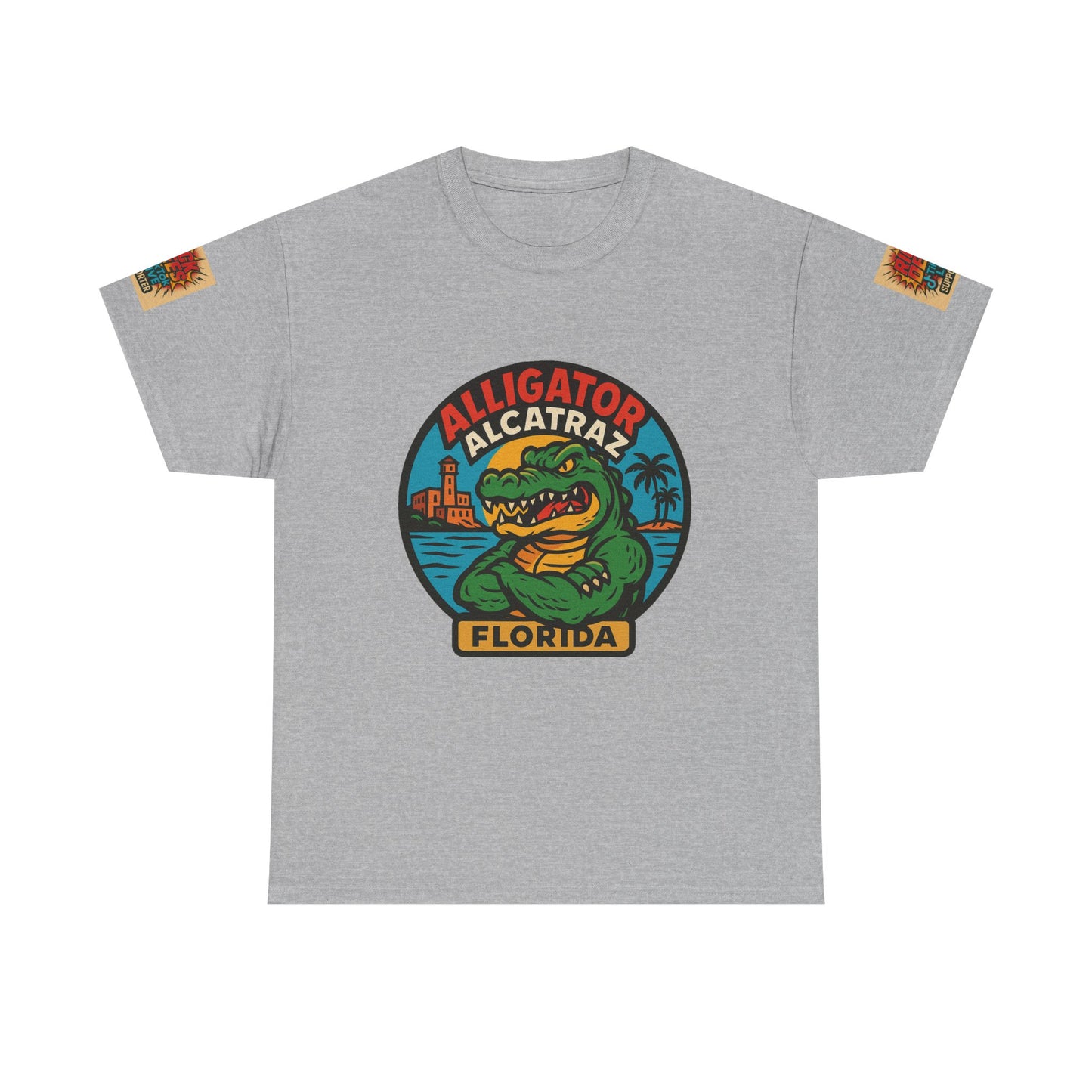 Alligator Alcatraz  Unisex Heavy Cotton Tee