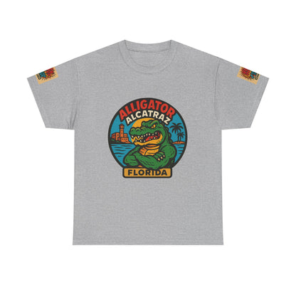 Alligator Alcatraz  Unisex Heavy Cotton Tee