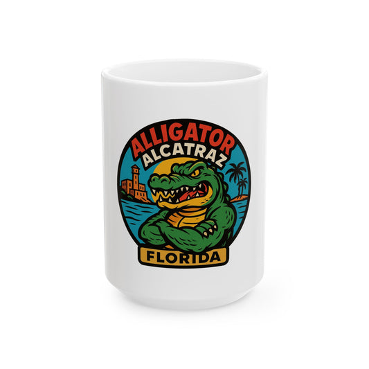 Rick Dees Live  Supporters Coastal Paradise Mug, Vintage Beach Decor, Perfect for Coffee Lovers, Coastal Home Gift, Tropical Vacation Vibes, Summer Memento