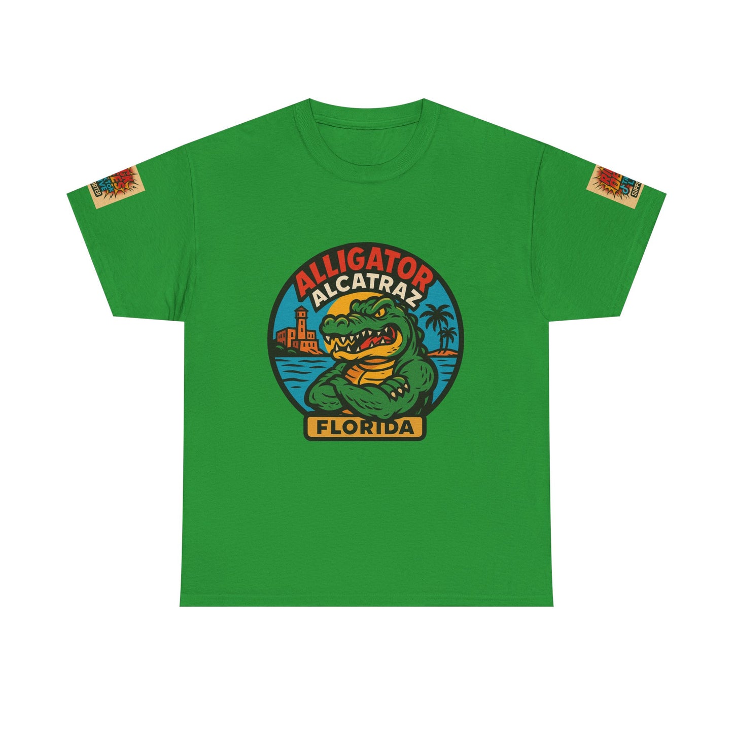 Alligator Alcatraz  Unisex Heavy Cotton Tee