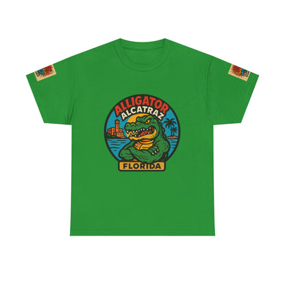 Alligator Alcatraz  Unisex Heavy Cotton Tee