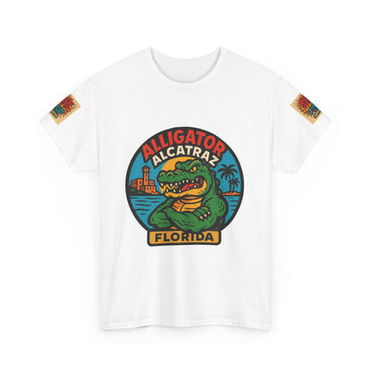 Alligator Alcatraz  Unisex Heavy Cotton Tee