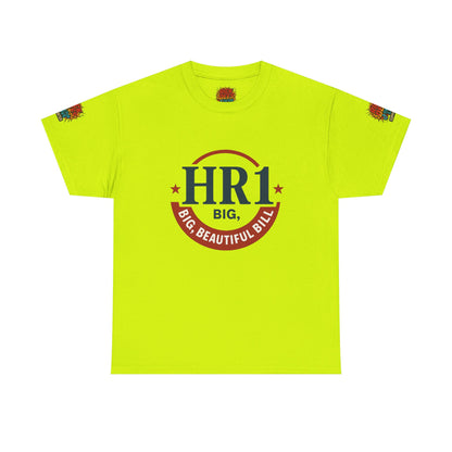 HR1 Big Beautiful Bill Unisex Heavy Cotton Tee | Perfect Gift for Celebrations, Casual Wear, Party, or Events