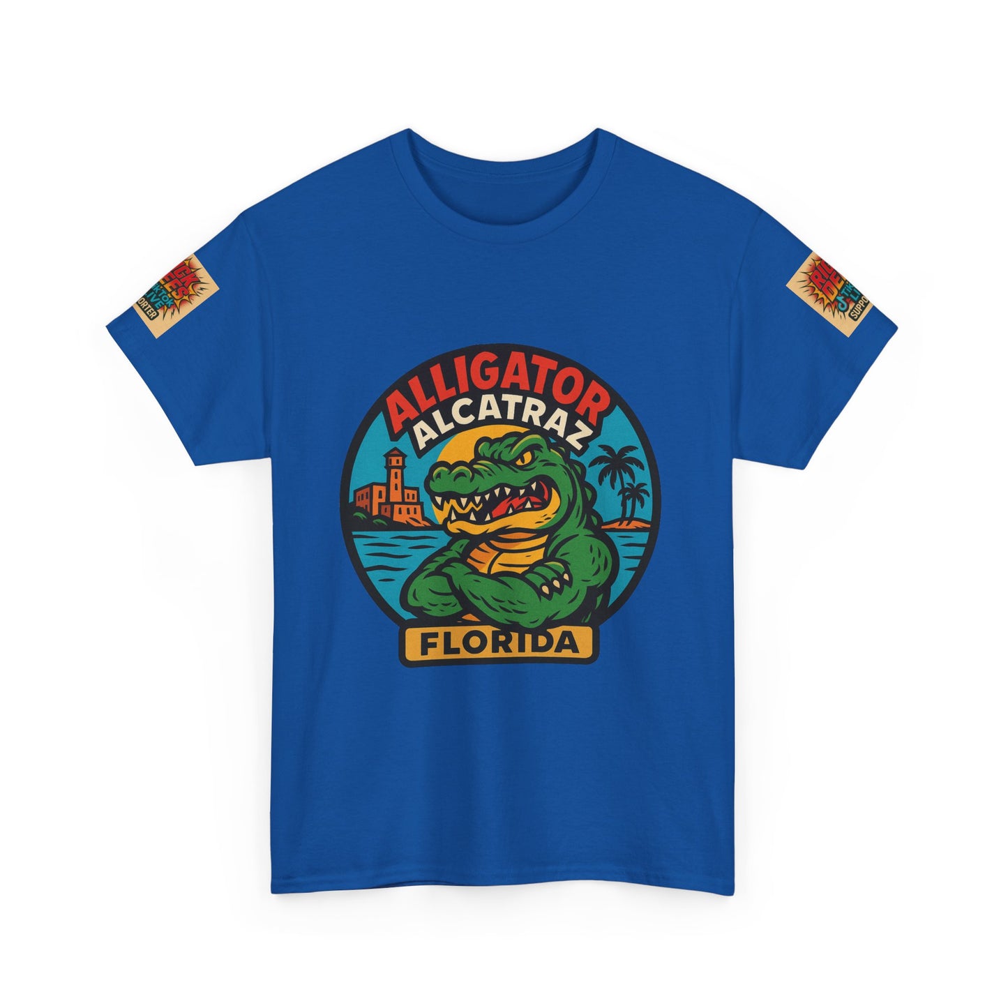 Alligator Alcatraz  Unisex Heavy Cotton Tee