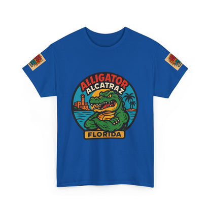 Alligator Alcatraz  Unisex Heavy Cotton Tee