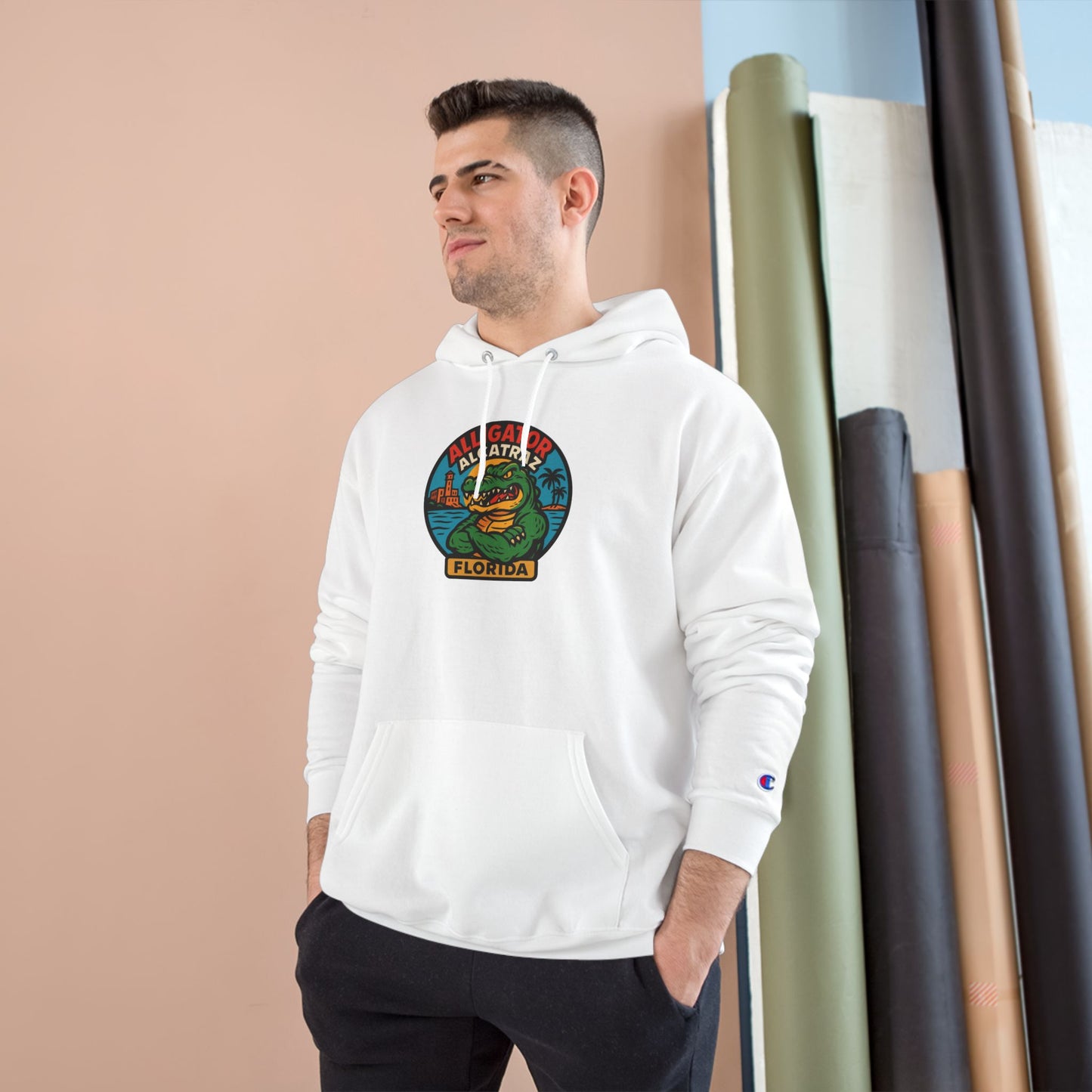 Alligator Alcatraz Champion Hoodie
