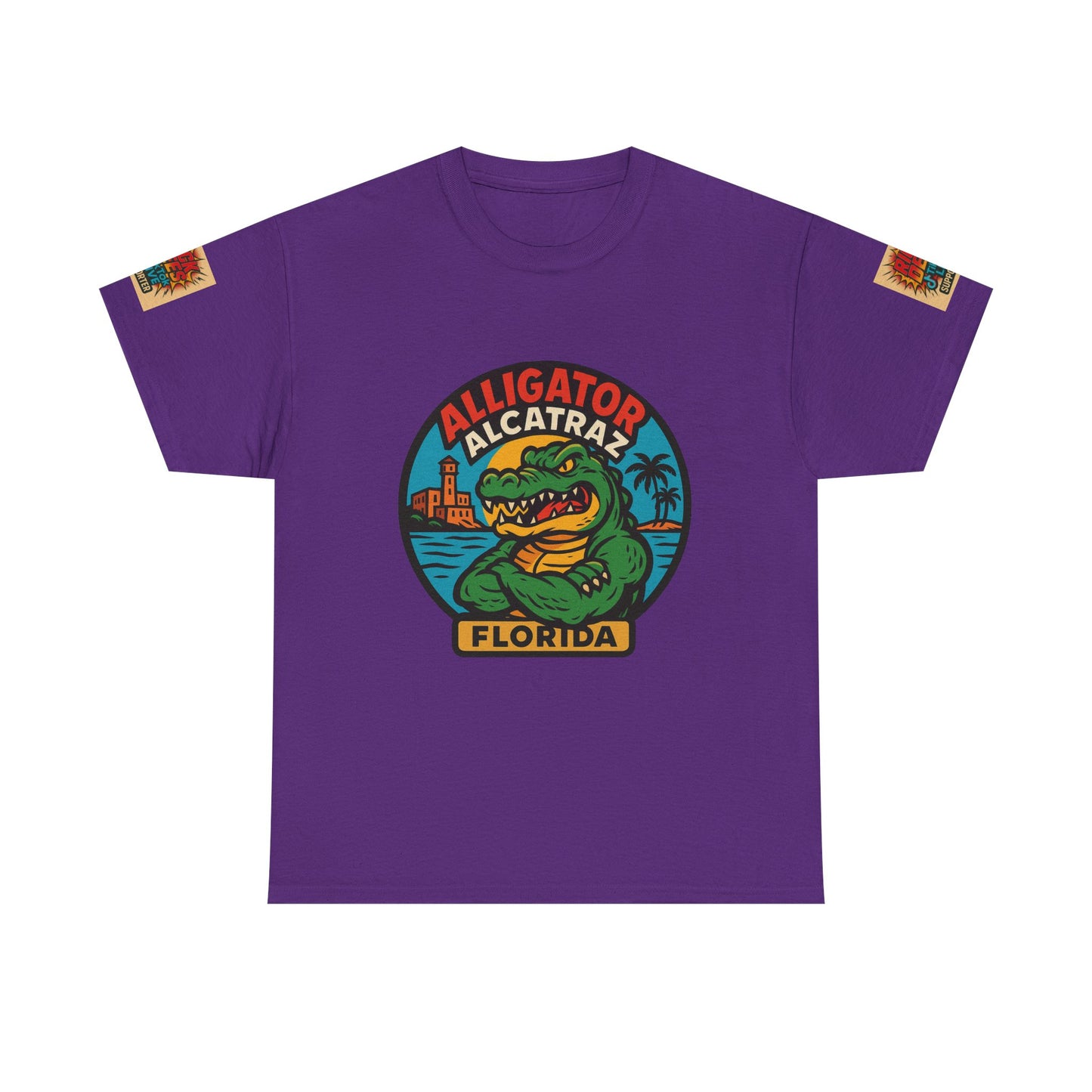 Alligator Alcatraz  Unisex Heavy Cotton Tee