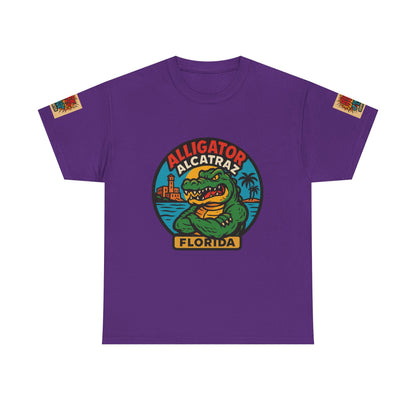 Alligator Alcatraz  Unisex Heavy Cotton Tee