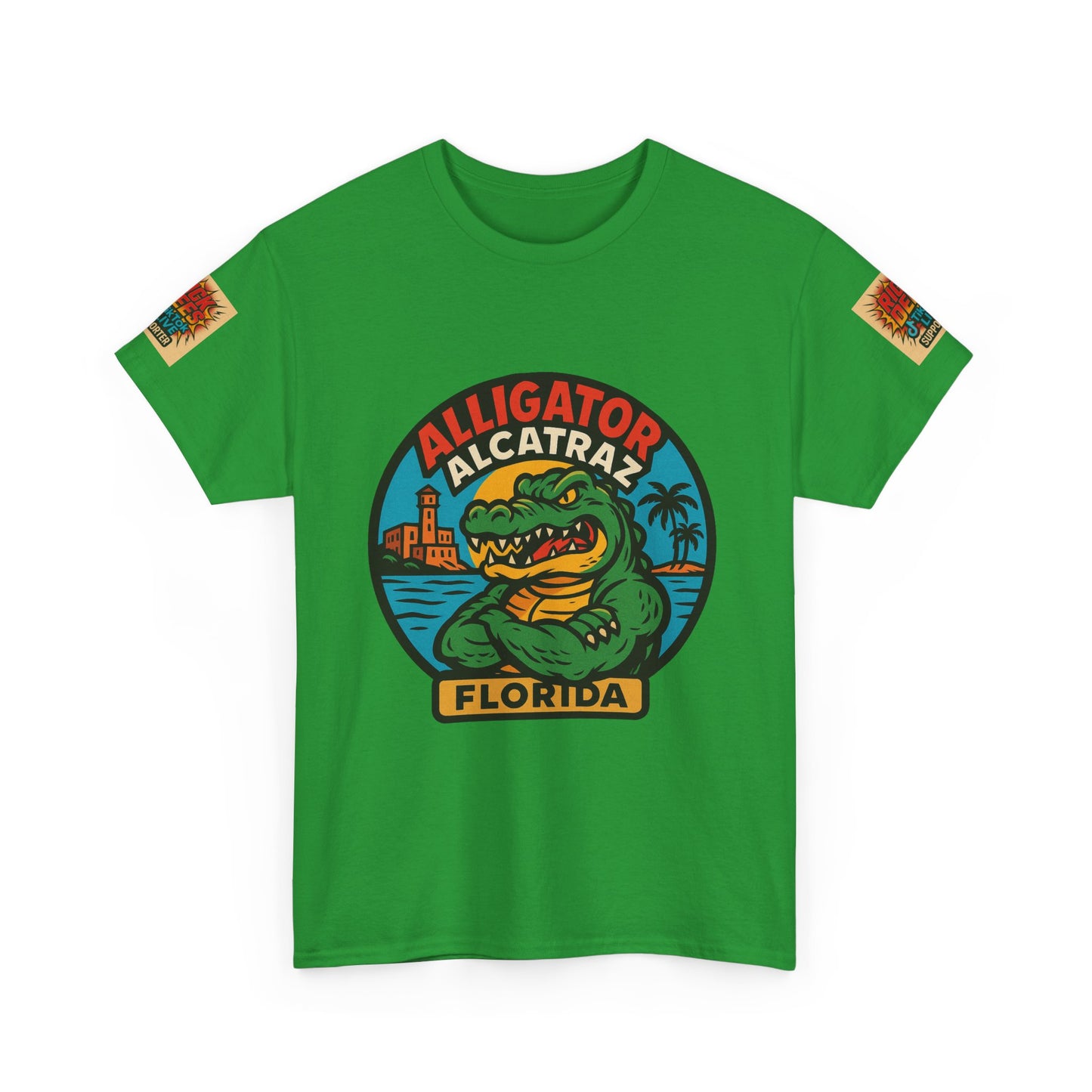 Alligator Alcatraz  Unisex Heavy Cotton Tee