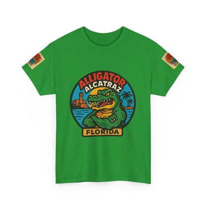 Alligator Alcatraz  Unisex Heavy Cotton Tee