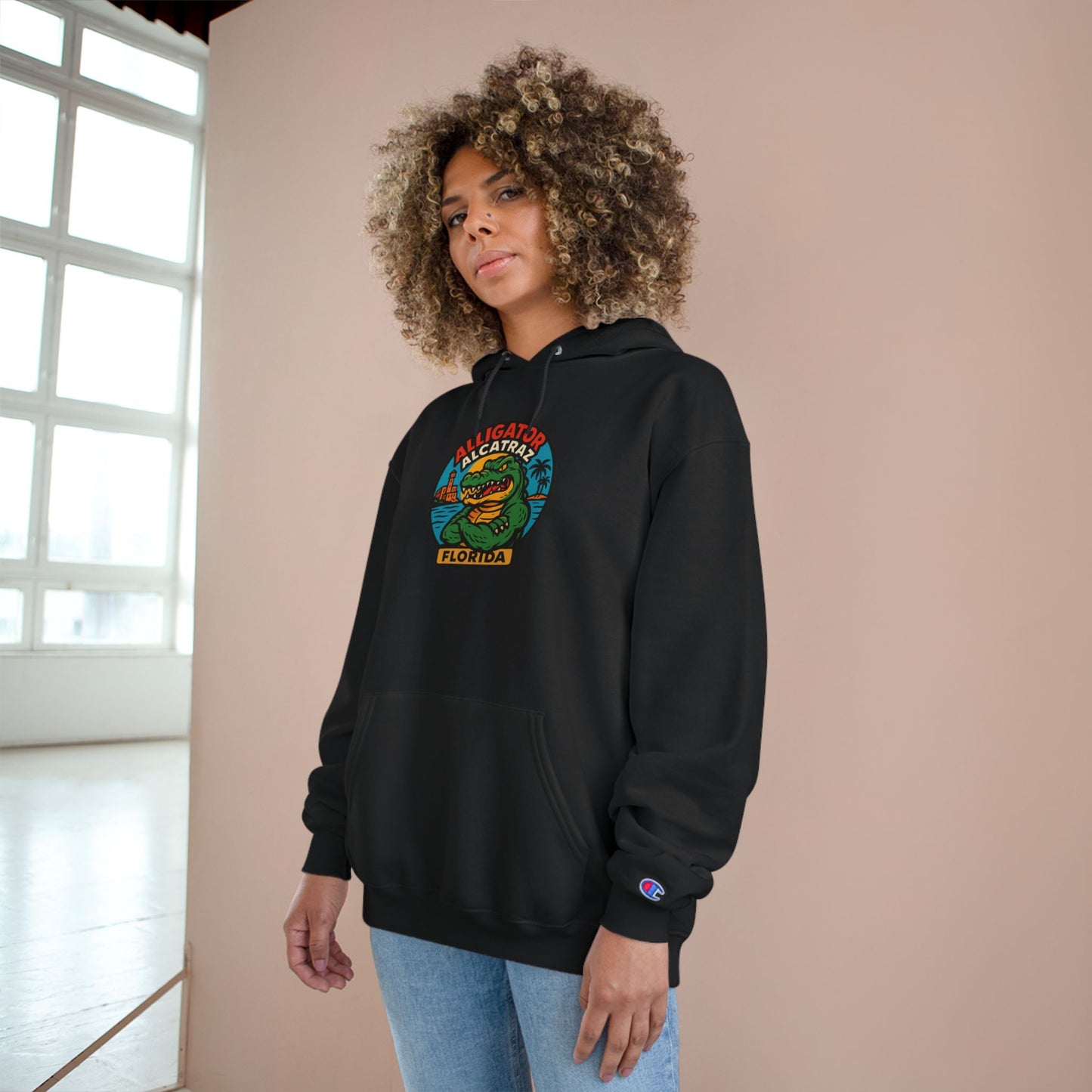 Alligator Alcatraz Champion Hoodie
