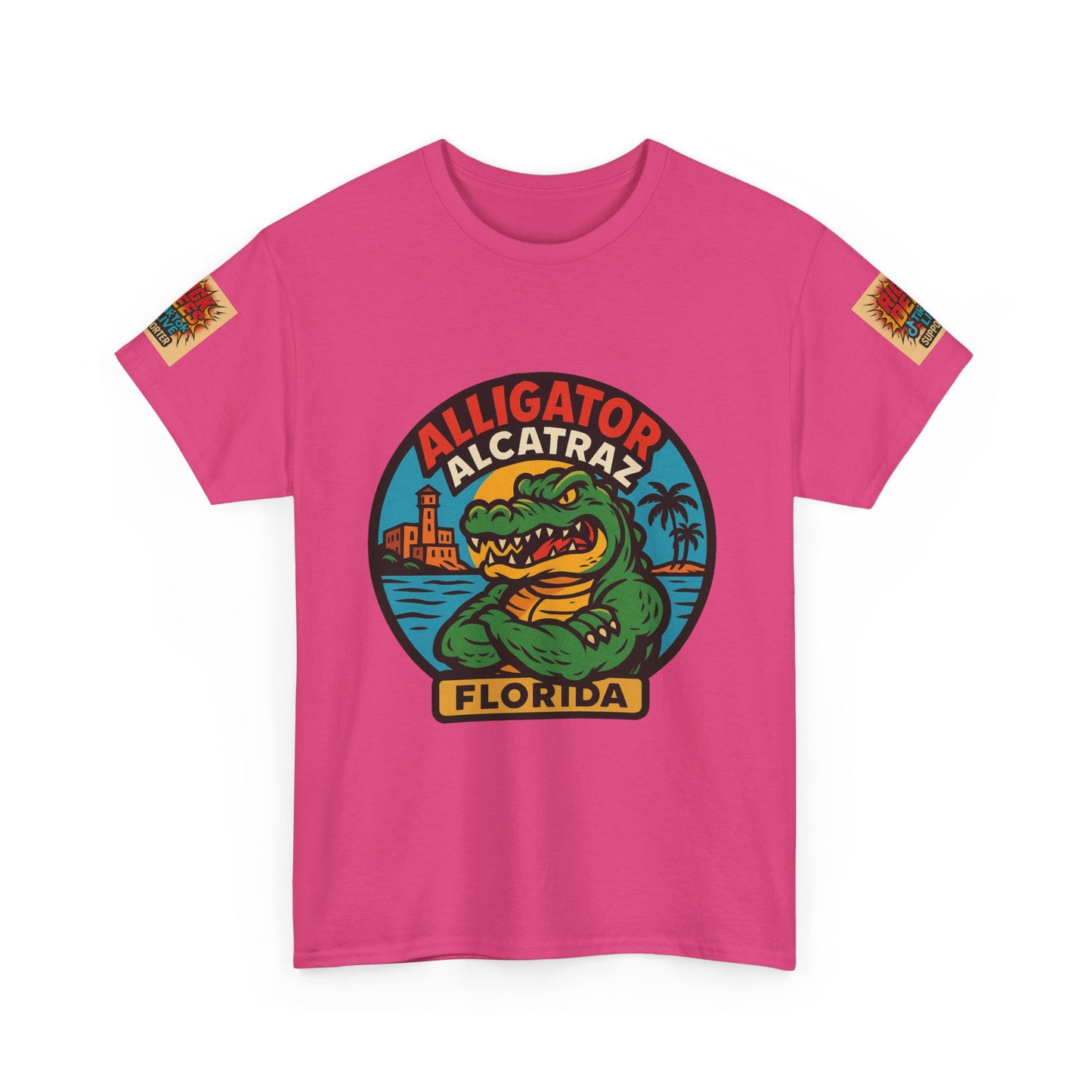 Alligator Alcatraz  Unisex Heavy Cotton Tee
