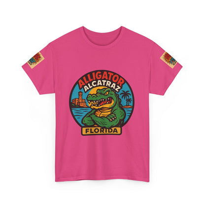 Alligator Alcatraz  Unisex Heavy Cotton Tee