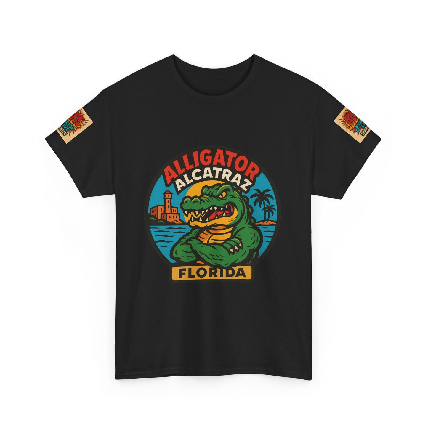 Alligator Alcatraz  Unisex Heavy Cotton Tee