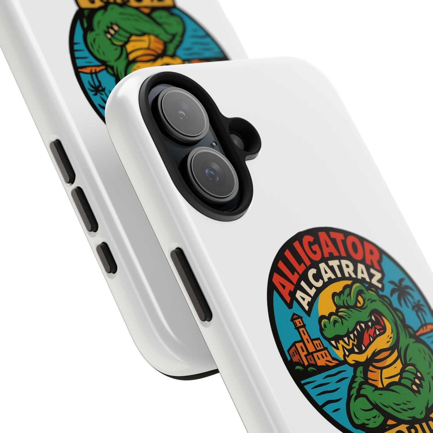 Alligator Alcatraz Tough Phone Cases - Stylish Protection, Florida Souvenir, Wildlife Lover Gift, Trendy Accessories, Durable Design