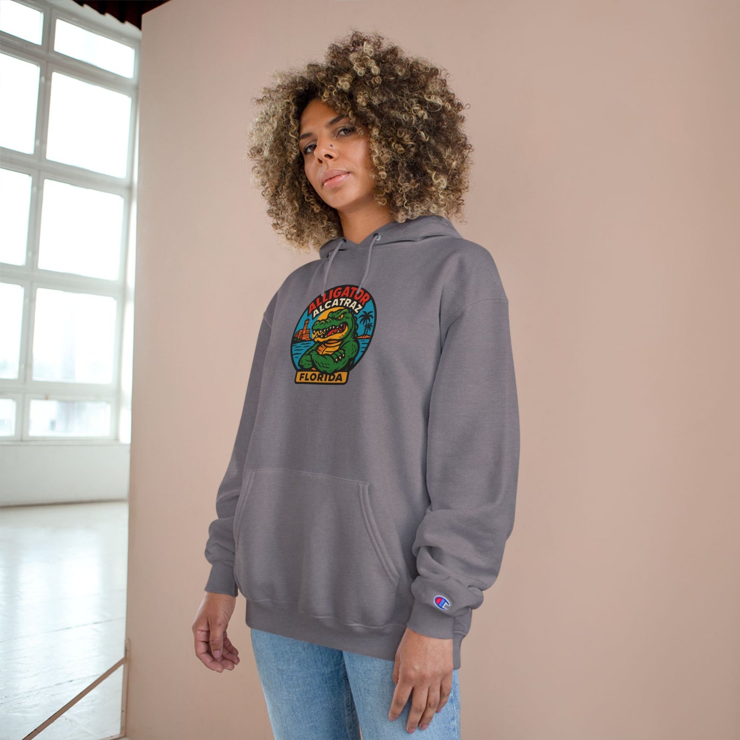 Alligator Alcatraz Champion Hoodie
