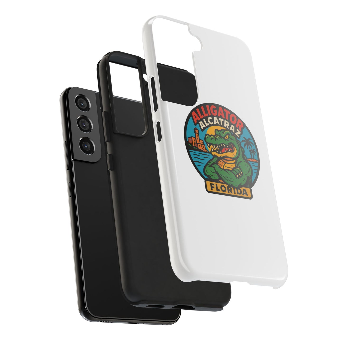 Alligator Alcatraz Tough Phone Cases - Stylish Protection, Florida Souvenir, Wildlife Lover Gift, Trendy Accessories, Durable Design