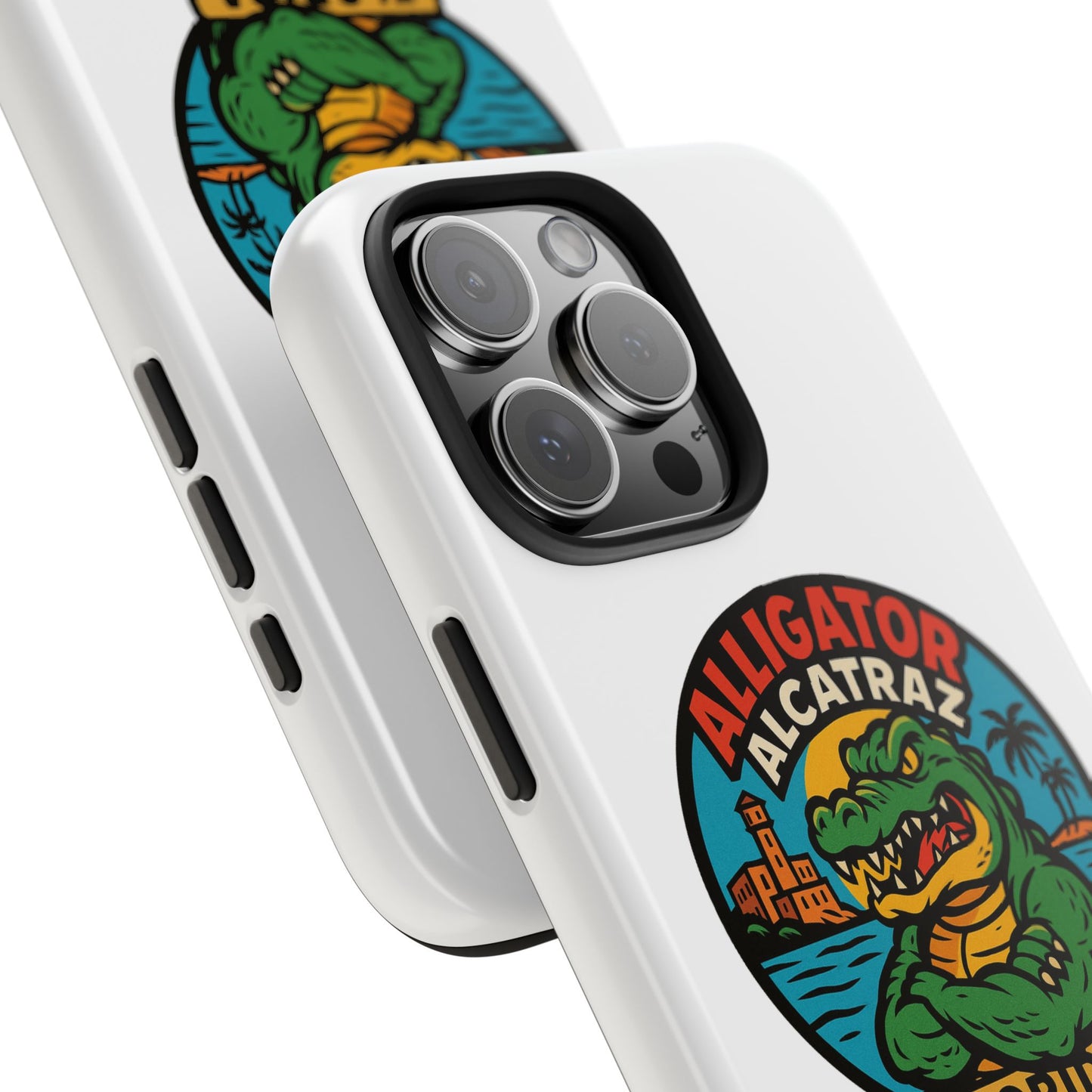 Alligator Alcatraz Tough Phone Cases - Stylish Protection, Florida Souvenir, Wildlife Lover Gift, Trendy Accessories, Durable Design