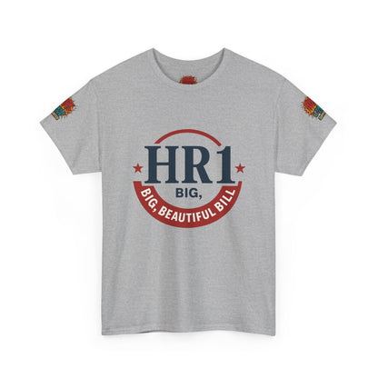 HR1 Big Beautiful Bill Unisex Heavy Cotton Tee | Perfect Gift for Celebrations, Casual Wear, Party, or Events