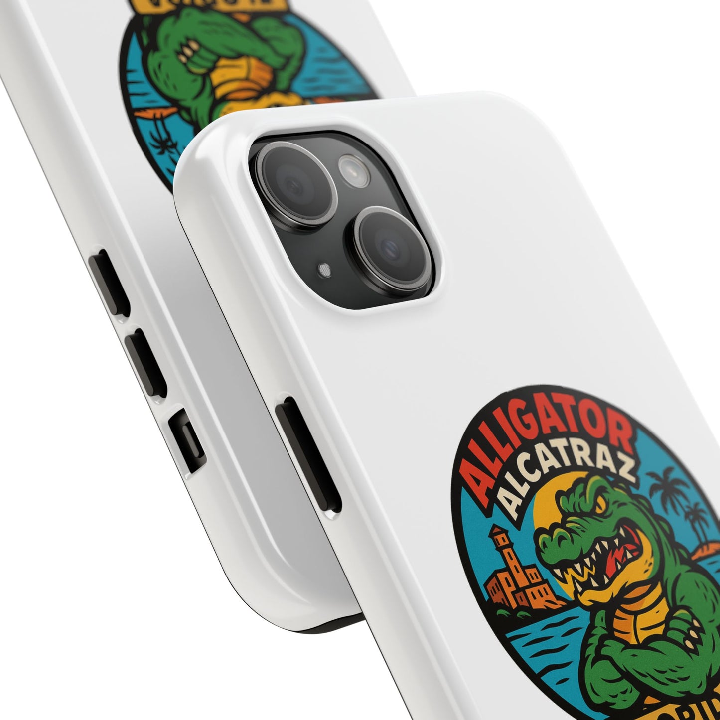 Alligator Alcatraz Tough Phone Cases - Stylish Protection, Florida Souvenir, Wildlife Lover Gift, Trendy Accessories, Durable Design