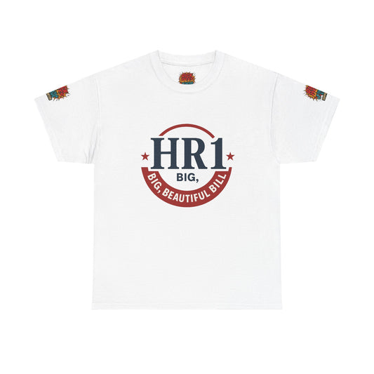 HR1 Big Beautiful Bill Unisex Heavy Cotton Tee | Perfect Gift for Celebrations, Casual Wear, Party, or Events
